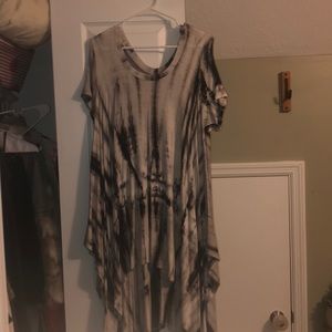 Tie dye t shirt dress